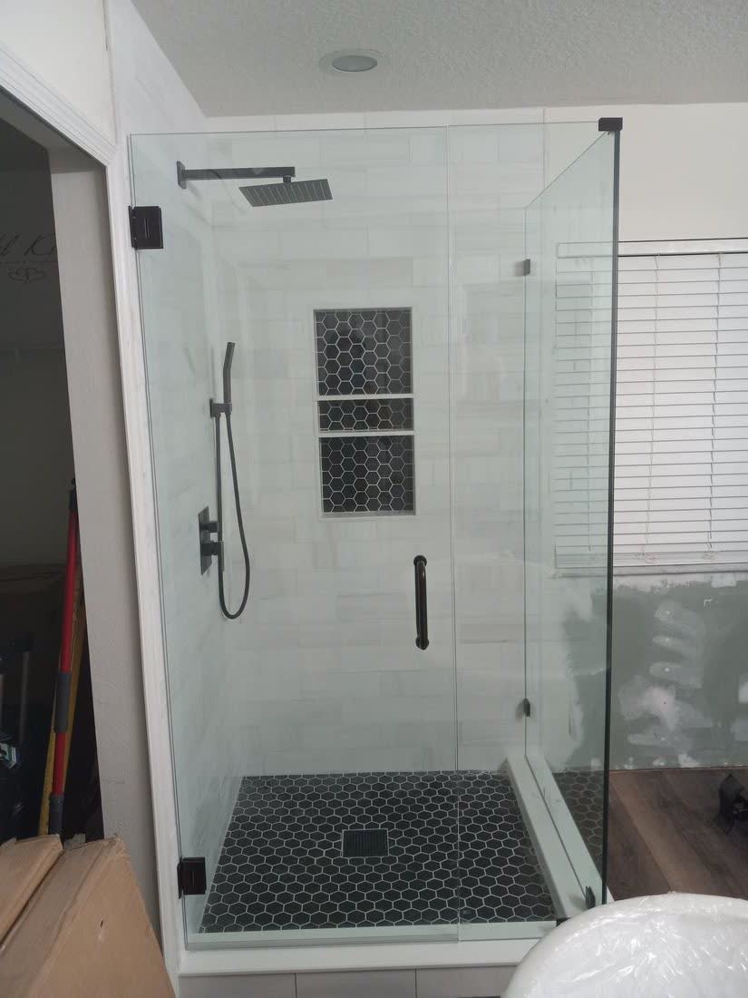 Frameless Glass Shower Rain Head Tampa
