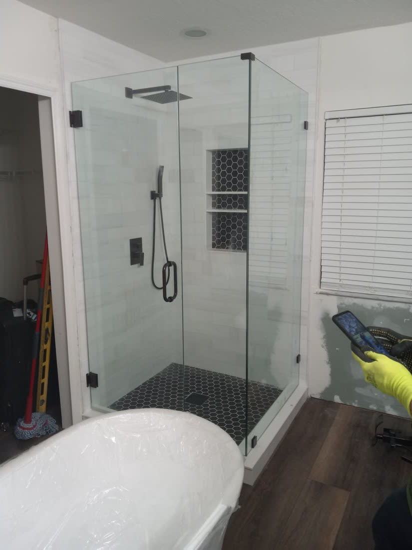 Frameless Shower Freestanding Tub Tampa
