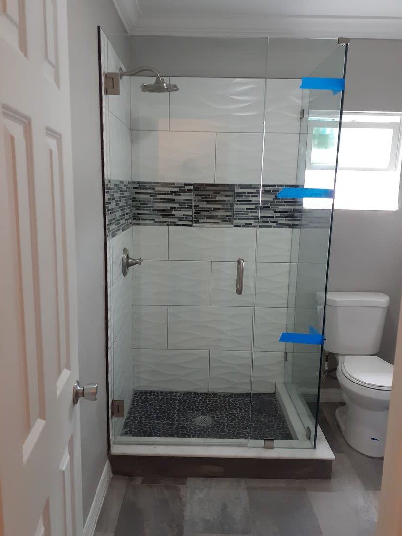 Custom Shower Wave Tile Tampa