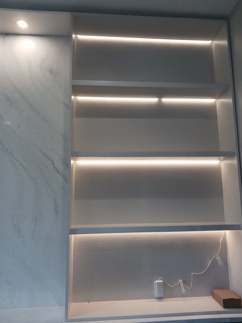 LED Floating Shelves Home Office Tampa