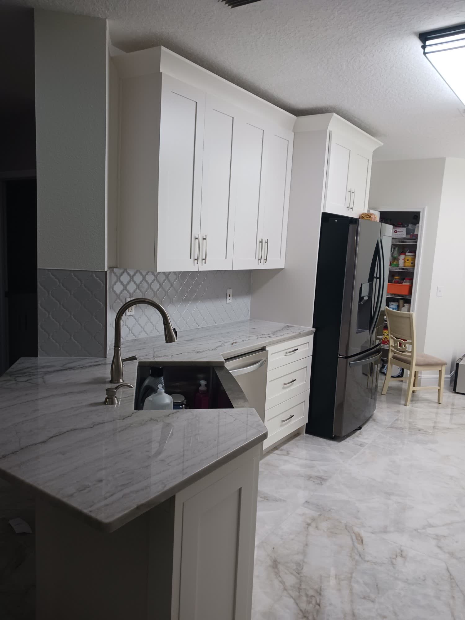 Kitchen After Remodel Tampa Side View
